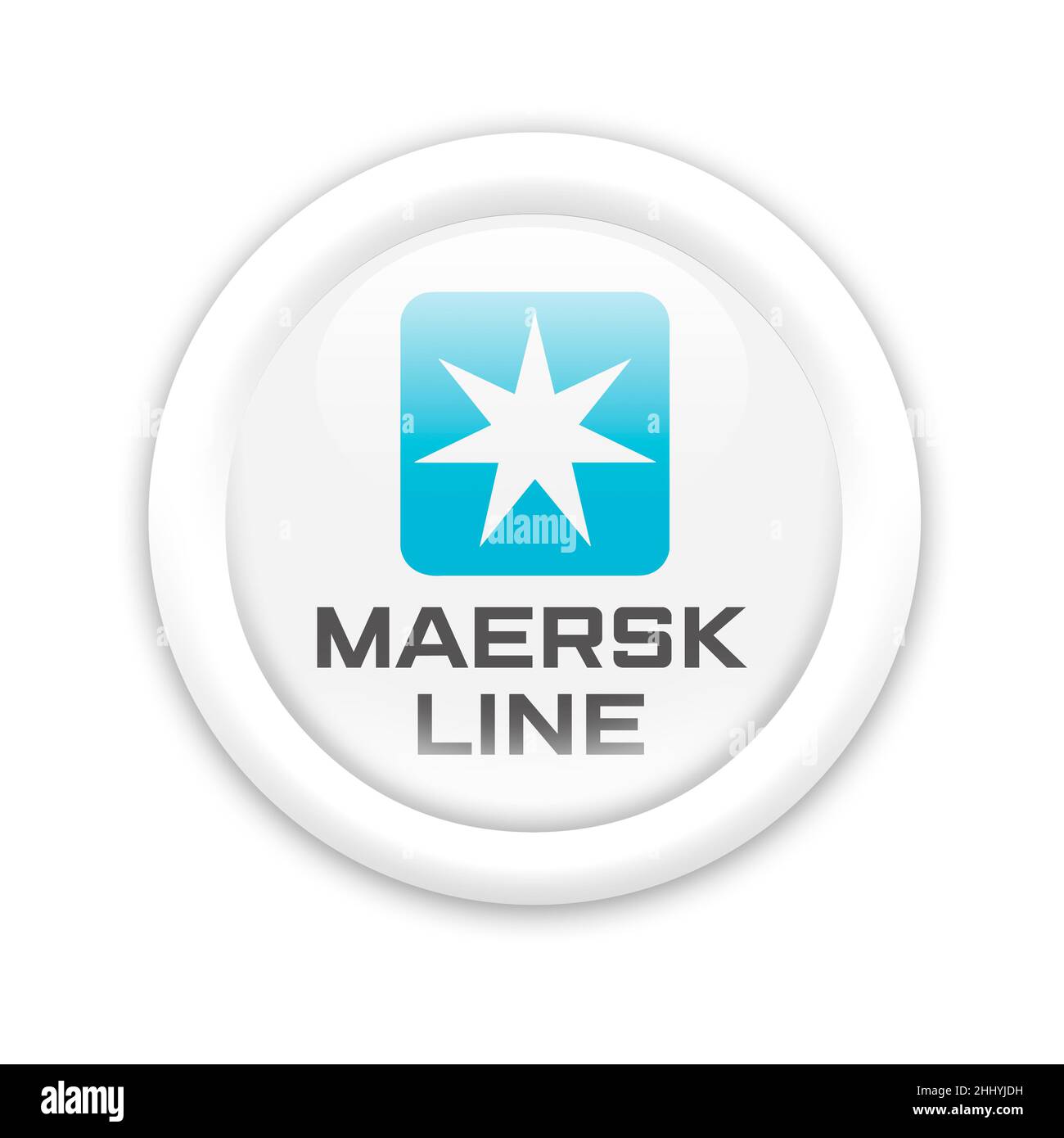 Maersk line logo stock photo alamy