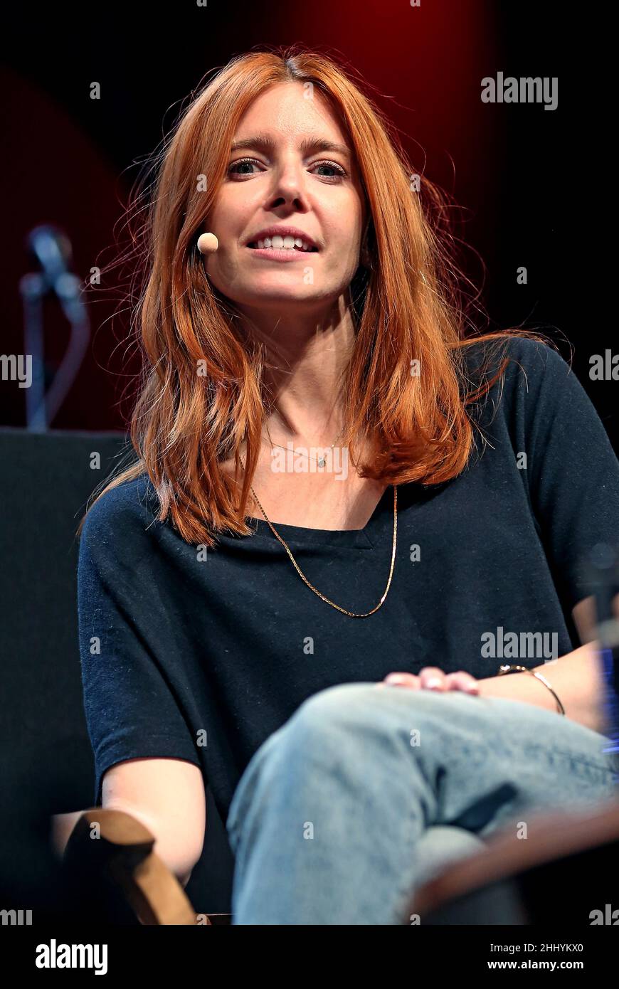 Stacey Dooley in Hay-On-Wye on the 23rd 0f May 2019. Stacey Jaclyn Dooley MBE[1] (born 9 March 1987) is an English television presenter, journalist, a Stock Photo