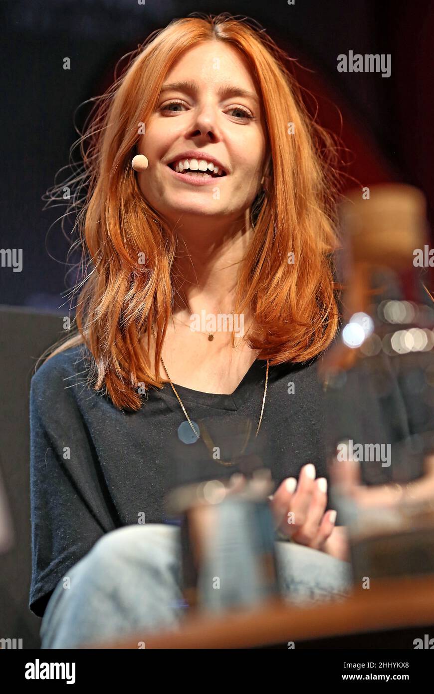 Stacey Dooley in Hay-On-Wye on the 23rd 0f May 2019. Stacey Jaclyn