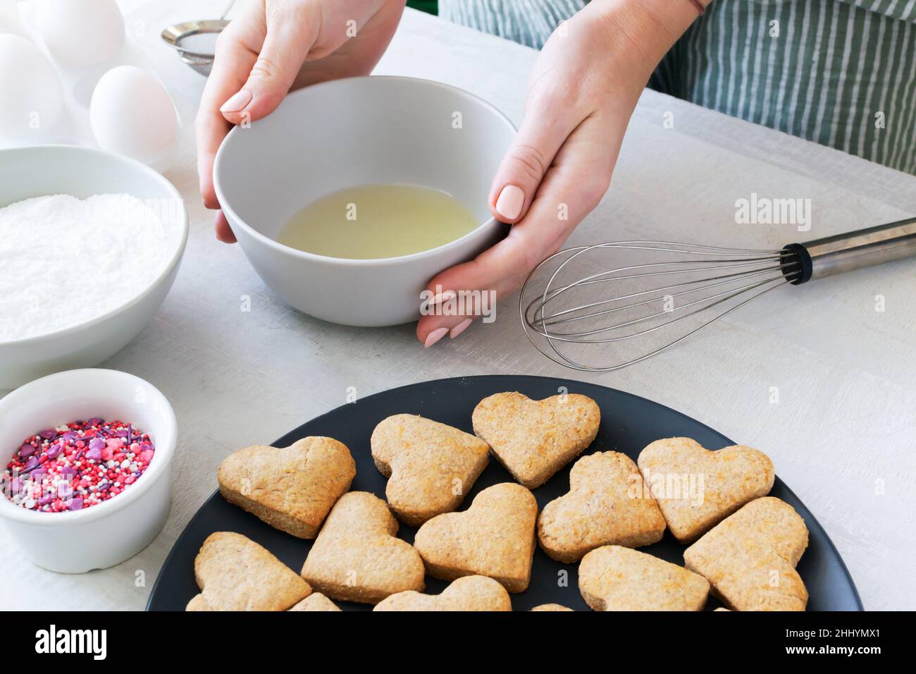 Making Cookies Process Cookie creation process hi-res stock photography and images - Alamy