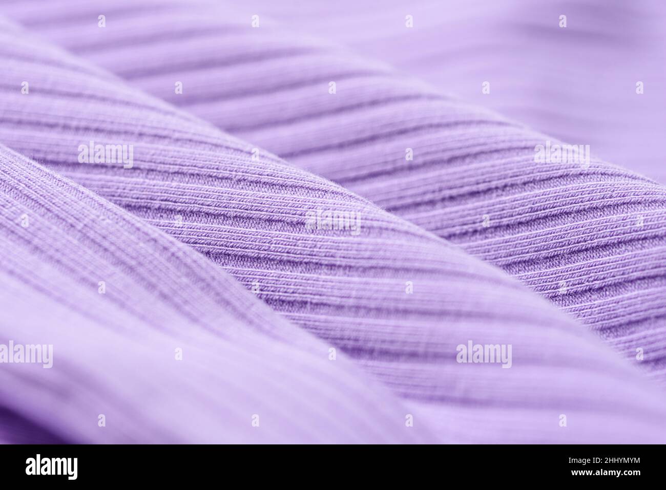 very peri texture plaid with folds, patterned background Stock Photo