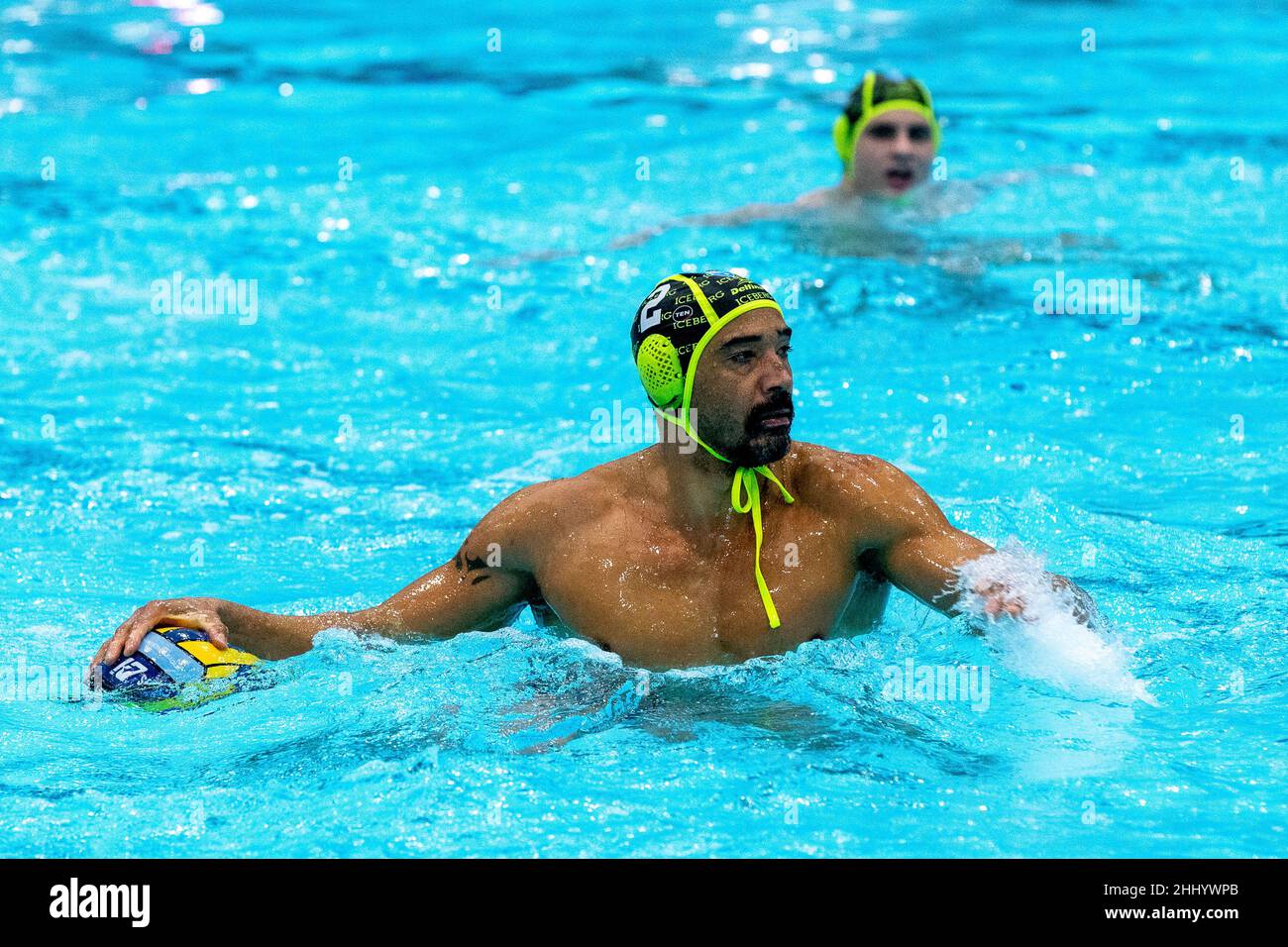Milan, Italy - january 25 2022 - friendly waterpolo match Pro Recco vs ...