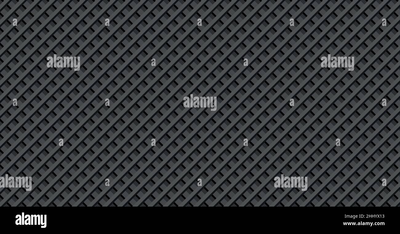 Industrial panoramic dark background, many intersecting lines - Vector illustration Stock Vector