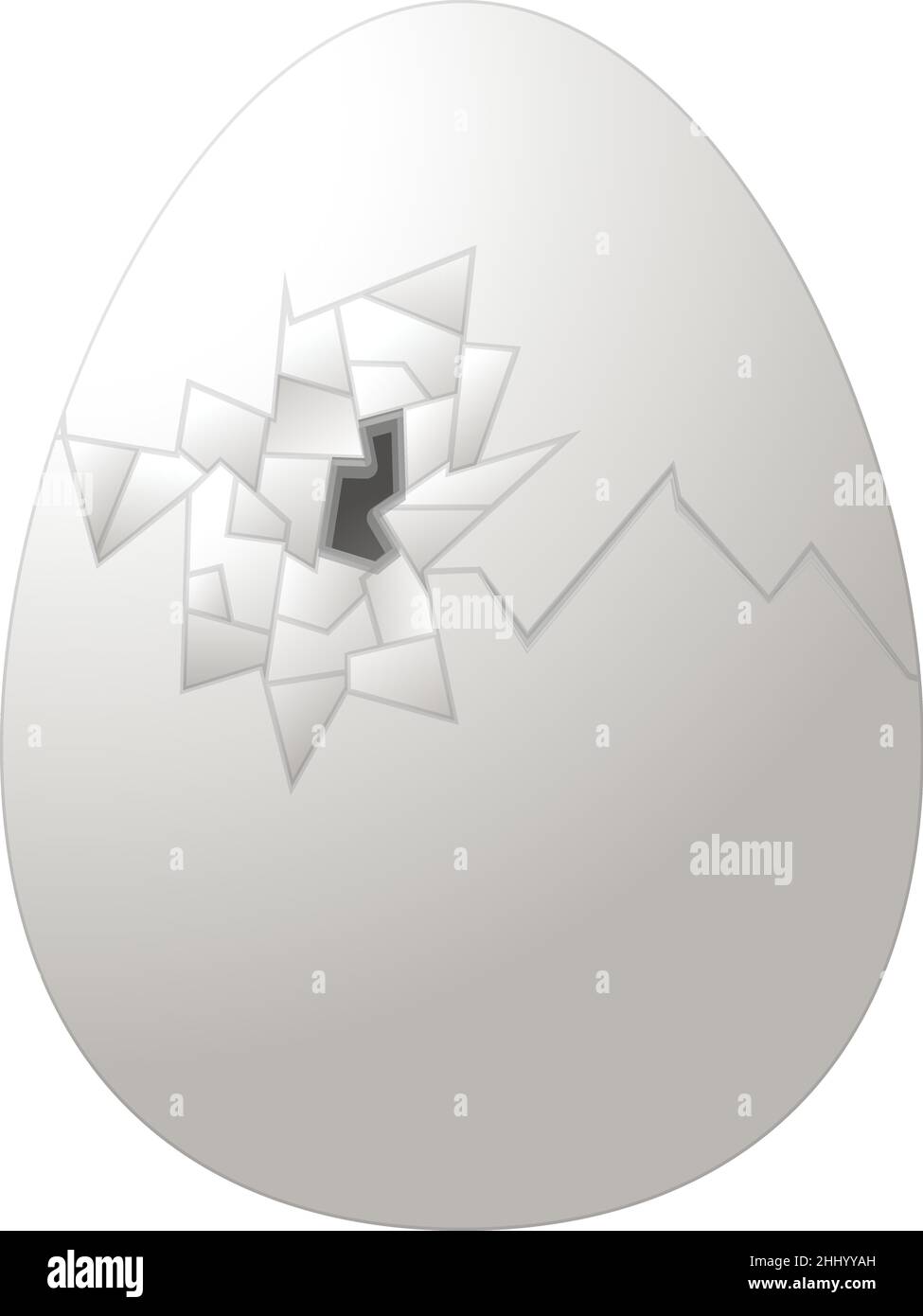 Point eggshell icon cartoon vector. Egg broken Stock Vector Image & Art ...