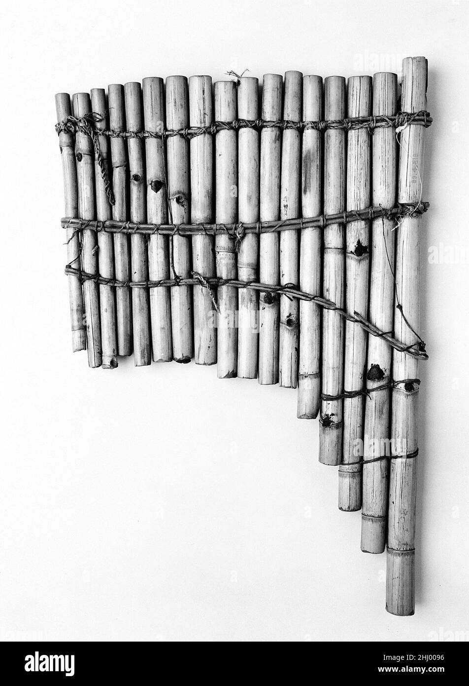 Enkwanzi (panpipe) late 19th century Usoga. Enkwanzi (panpipe)  501134 Stock Photo