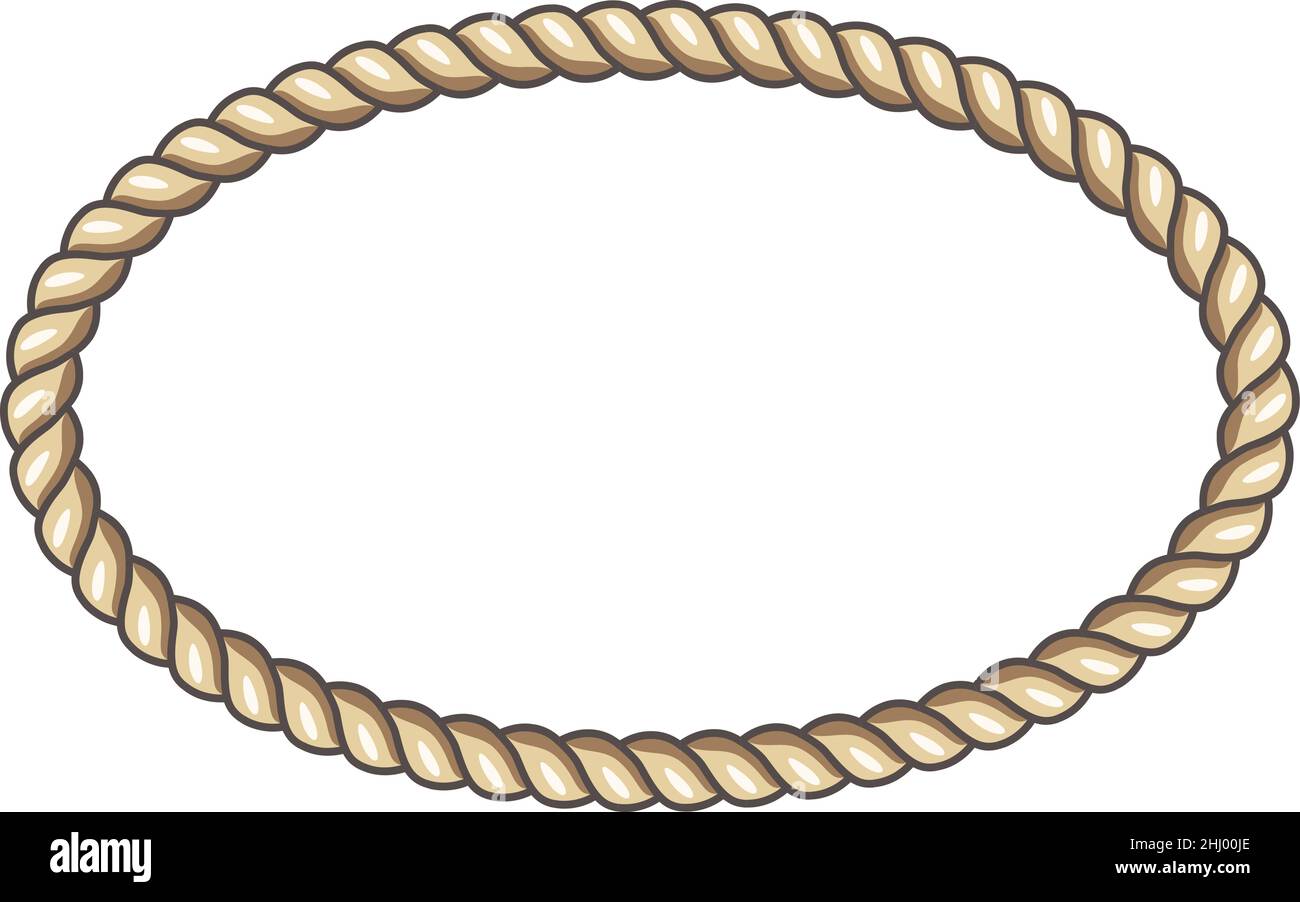 rope oval border