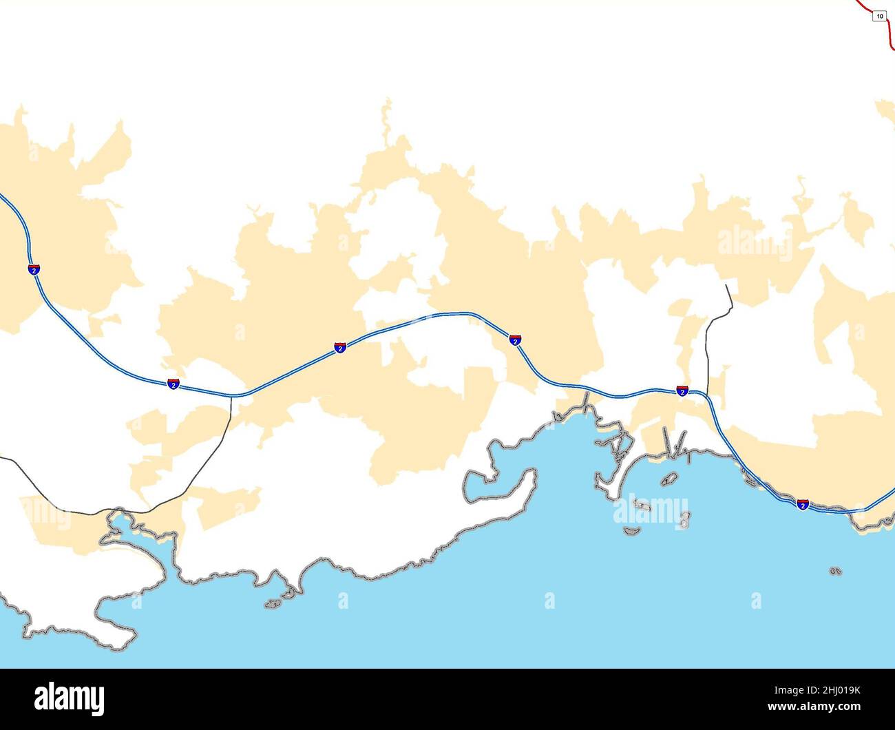 Yauco Puerto Rico Map Usdot Fhwa Nhs Yauco, Puerto Rico Map Stock Photo - Alamy