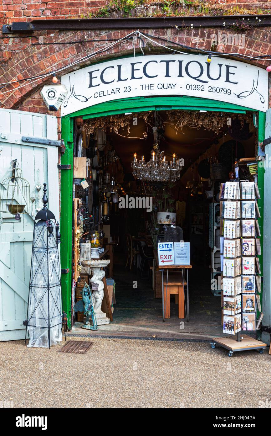 Detail of Open Doors and Entrance to an Artisan Gift Shop at