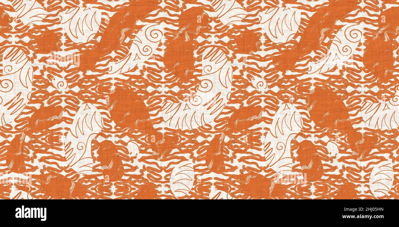 Two Color Drawing Examples Seamless two tone hand drawn brushed effect pattern border swatch. High ...