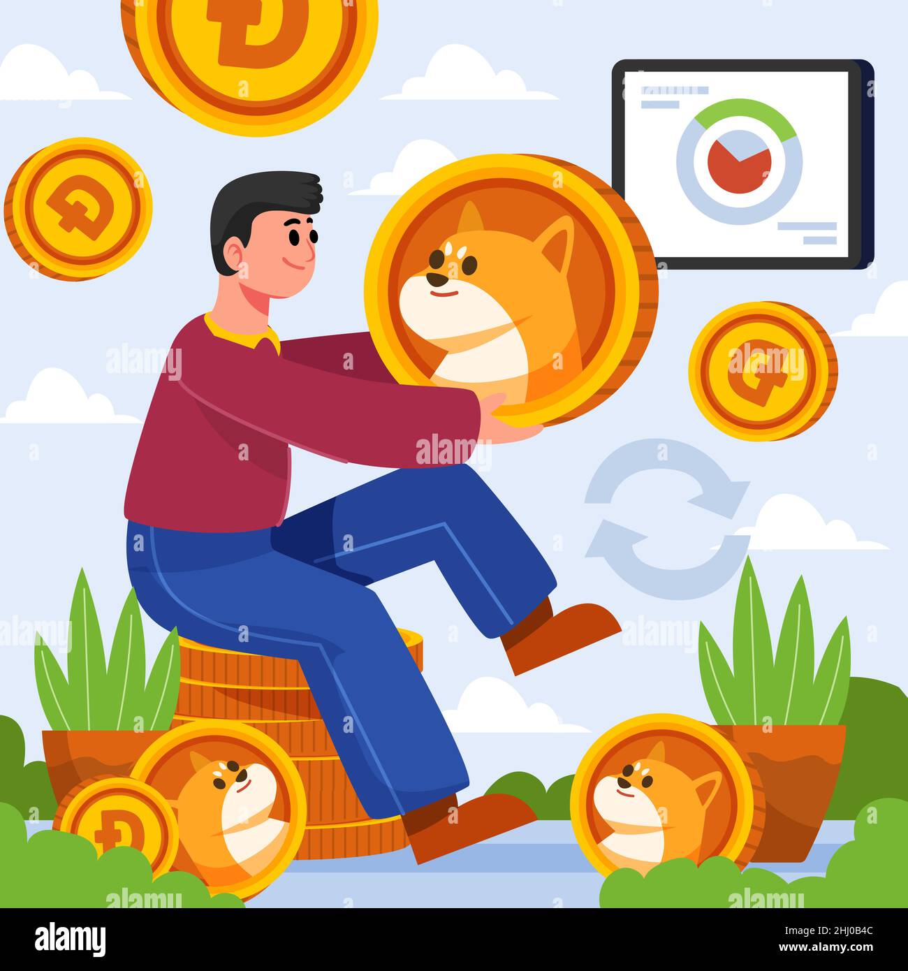Zcoin Stock Vector Images - Alamy