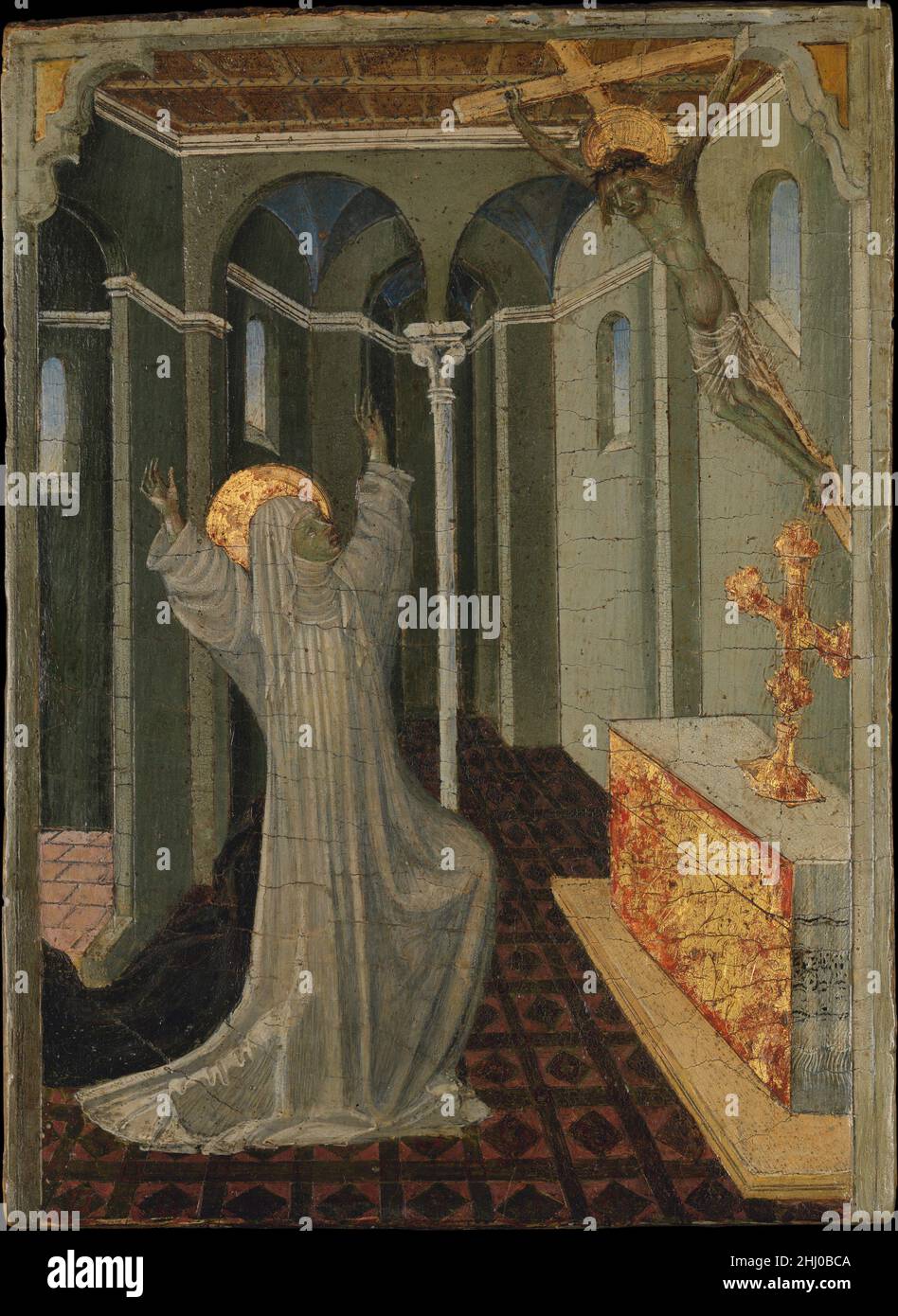 Saint Catherine of Siena Receiving the Stigmata ca. 1447–65 Giovanni di ...