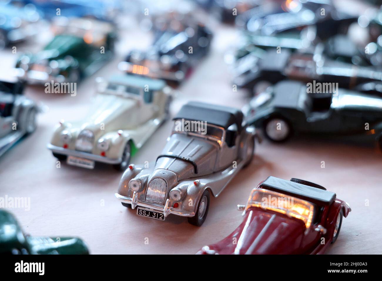 Model cars collection, in the Archive Room at the Motors