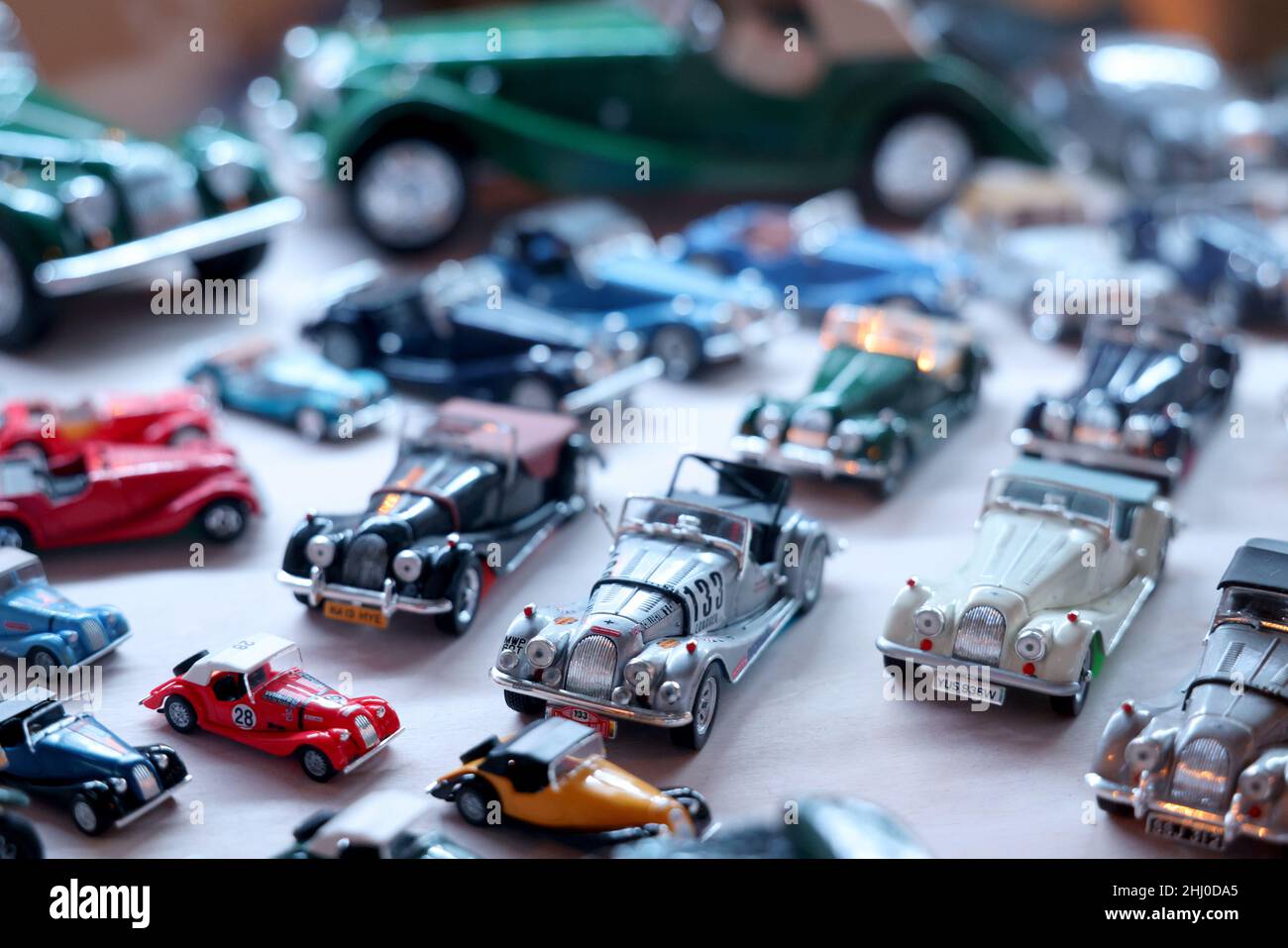 Model cars collection, in the Archive Room at the Motors
