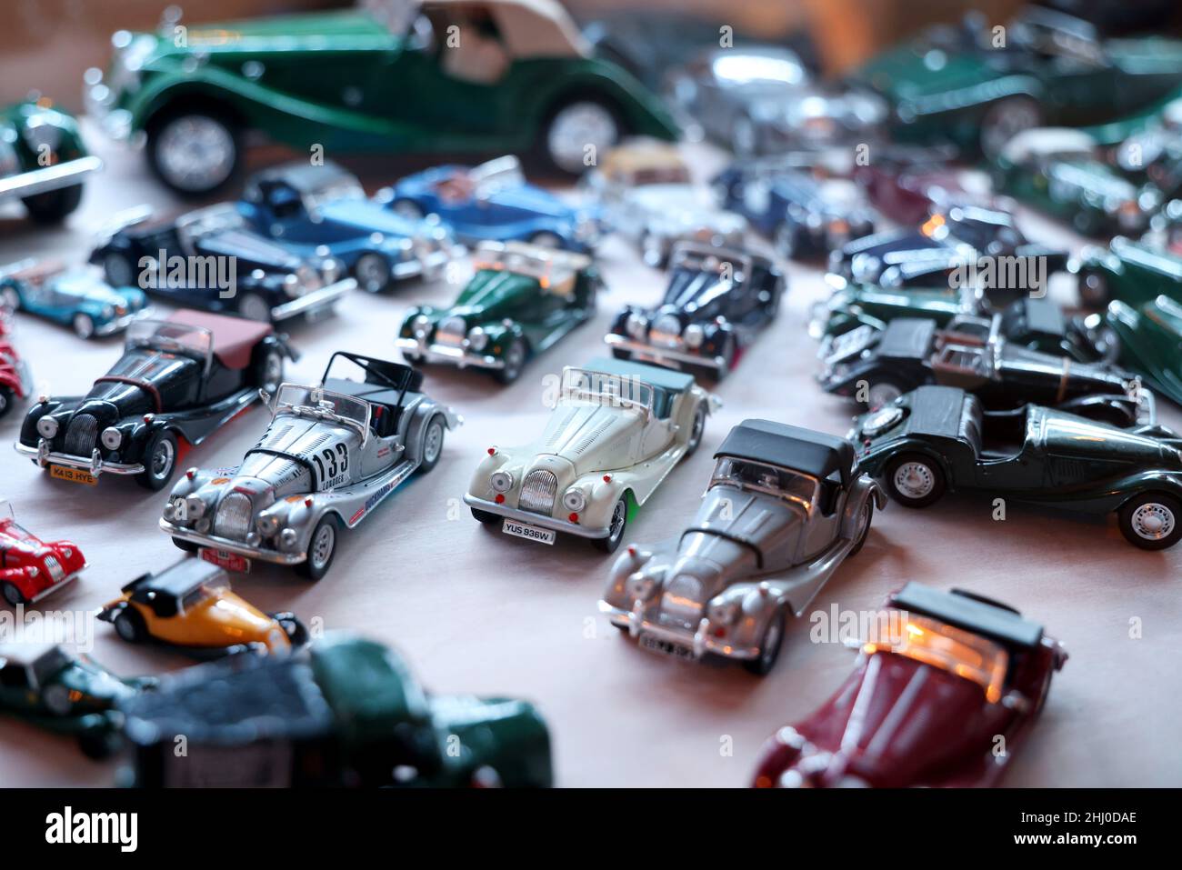 Model cars collection, in the Archive Room at the Motors