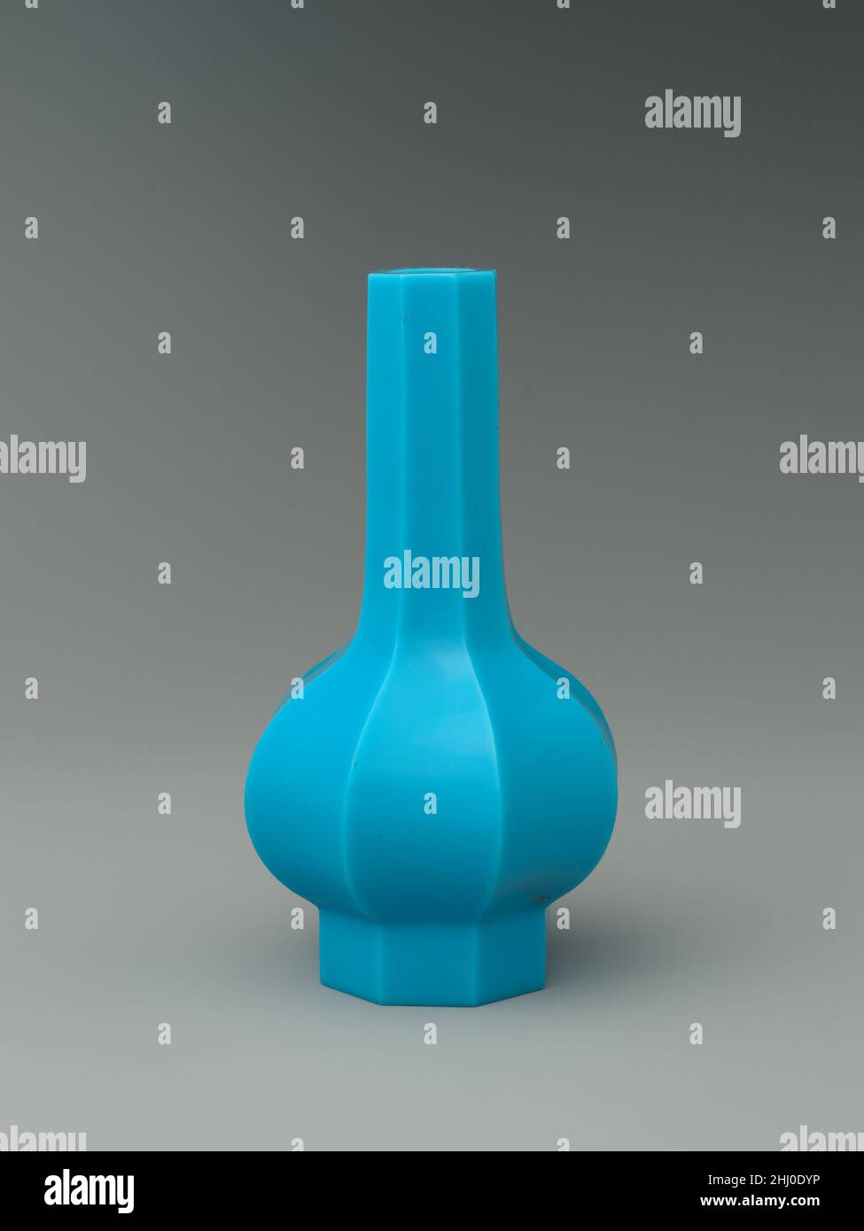 Octagonal Fluted Vase 18th century China. Octagonal Fluted Vase. China