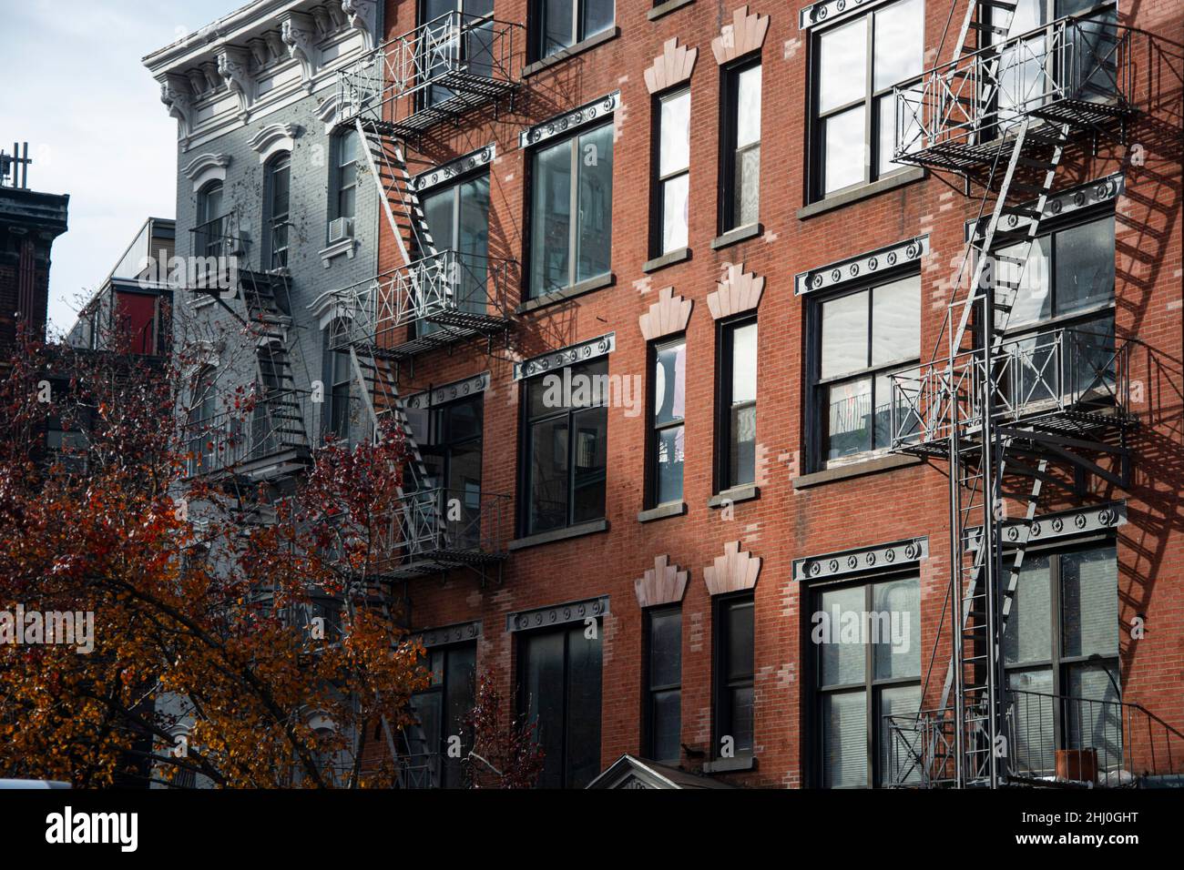 Soho, trendiges Quartier in Lower Manhattan NY, zwischen neu und alt Stock Photo