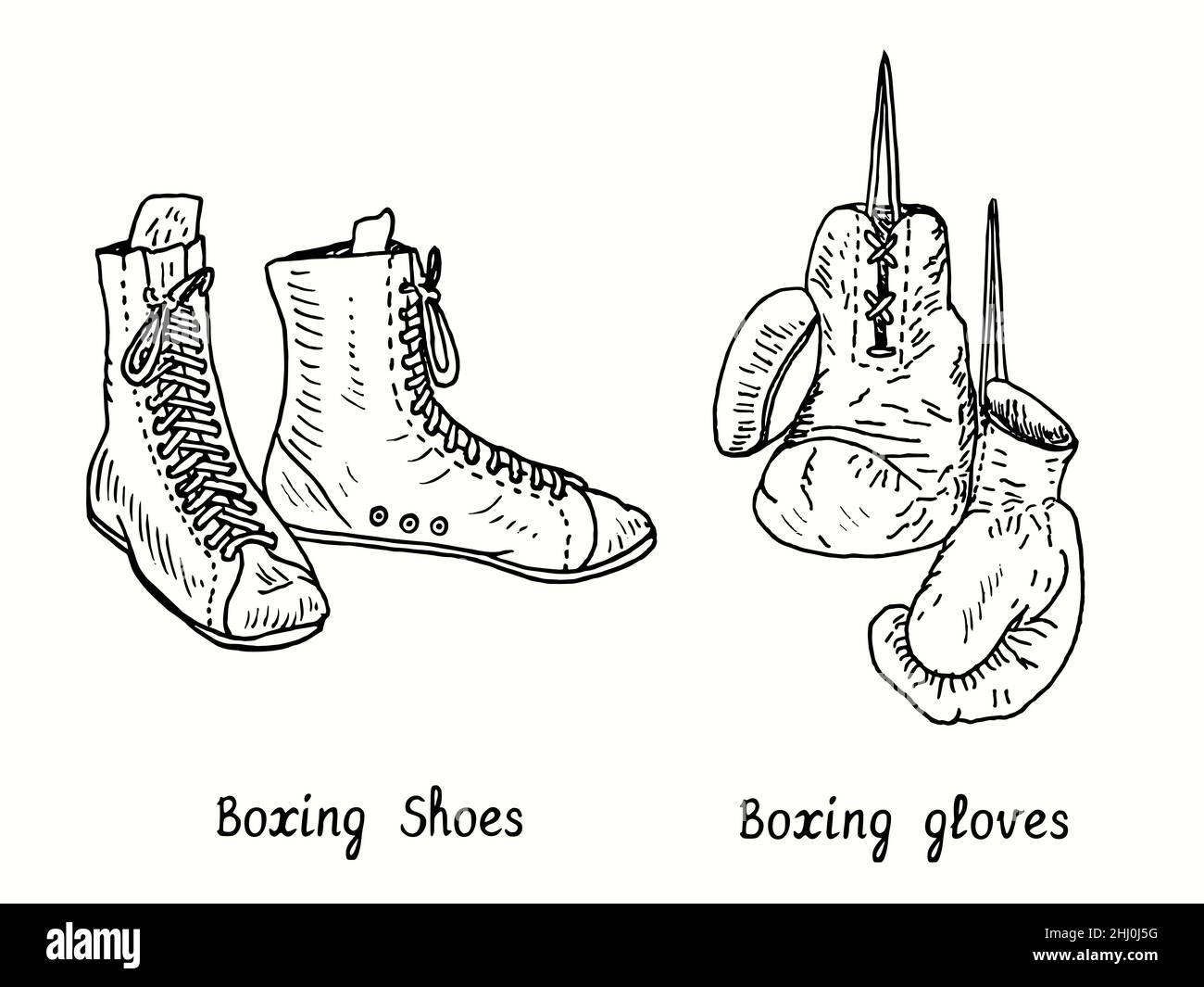 Boxing shoes hi-res stock photography and images - Alamy