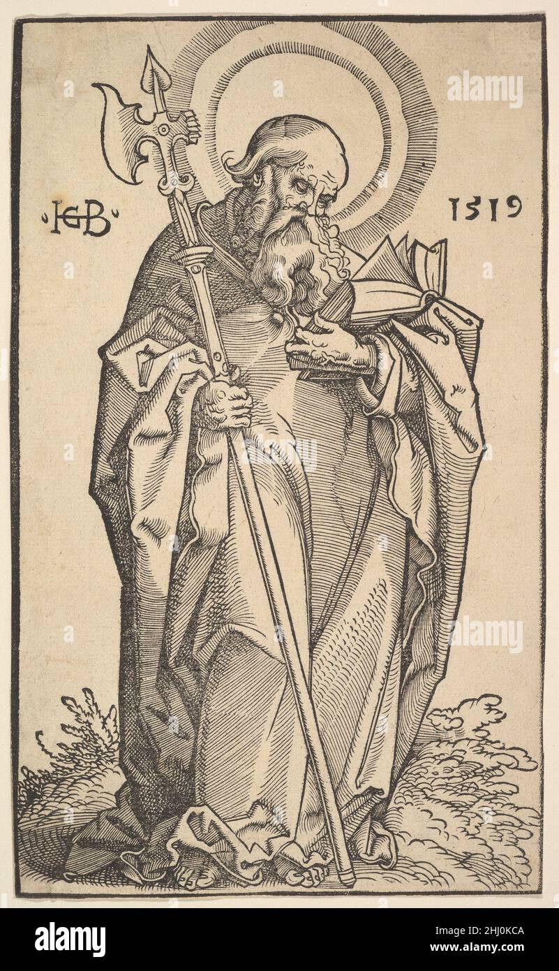 St. Matthew from Christ and the Apostles 1519 Hans Baldung (called Hans