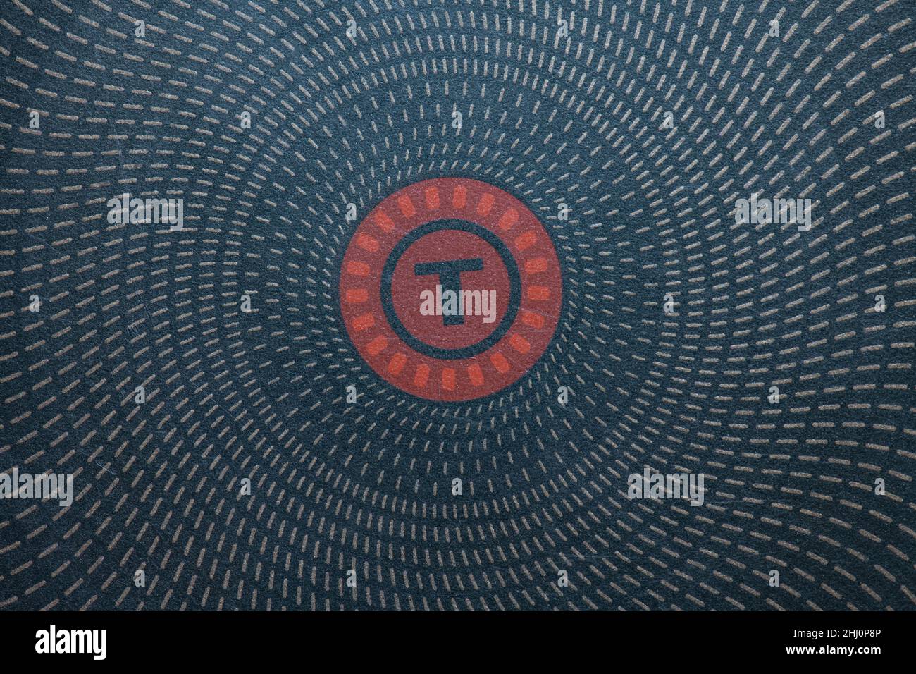 Tefal teflon nonstick surface on frying pan Stock Photo Alamy