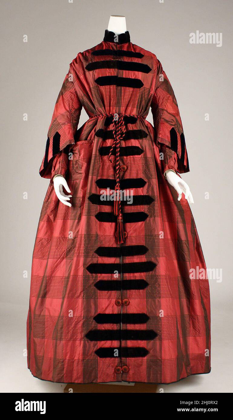 Dressing gown mid1850s American. Dressing gown. American. mid1850s