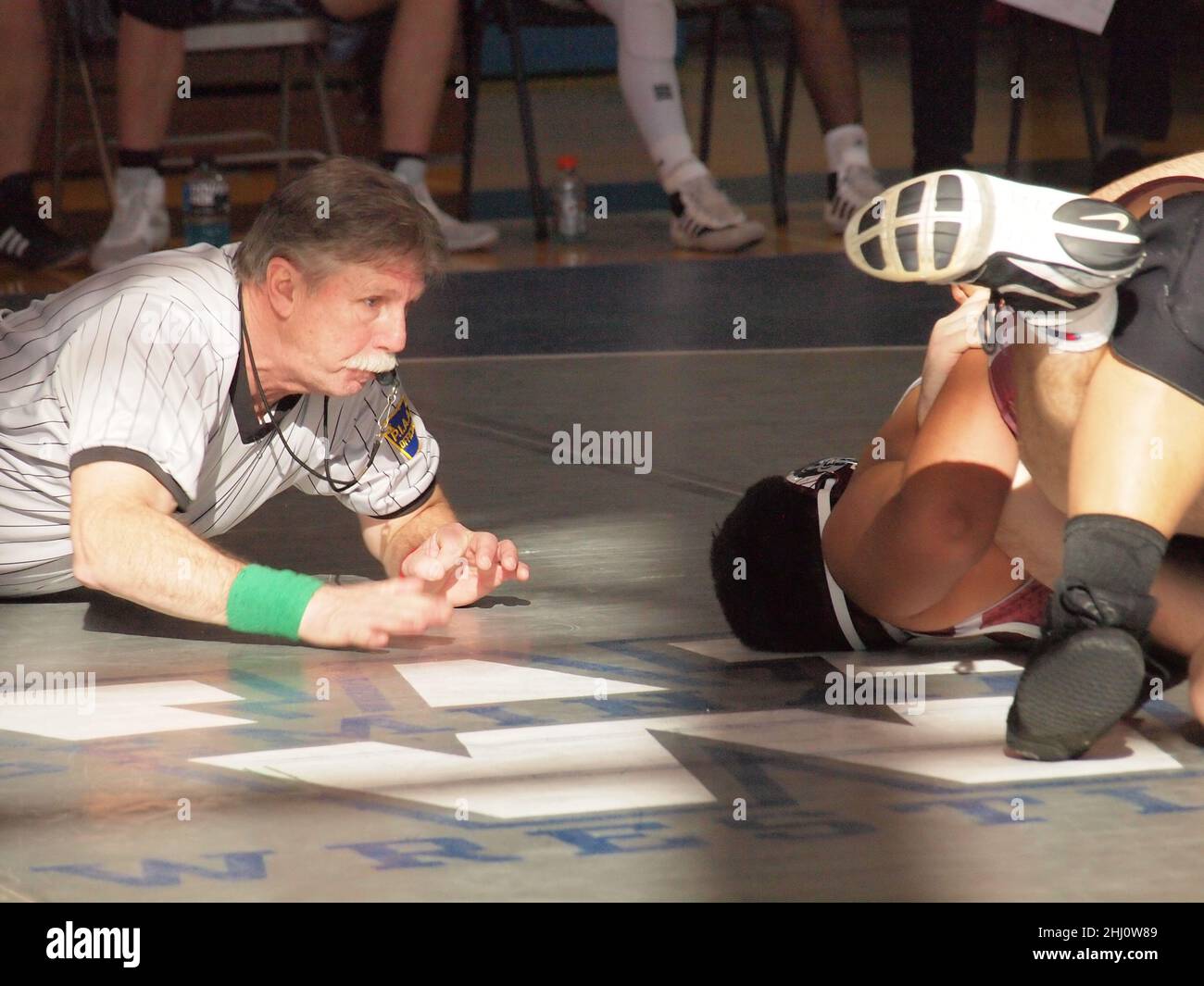 High school wrestling at Wyoming Seminary in Pennsylvania. Wyoming is
