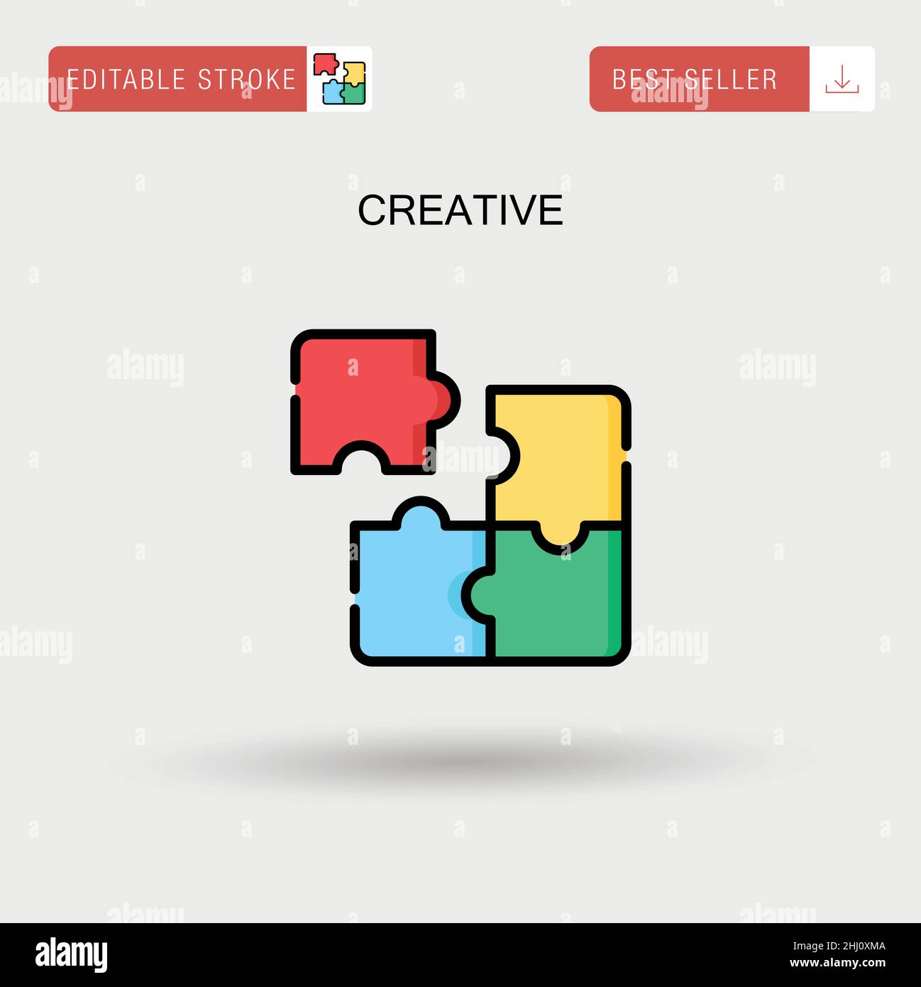 Creative Simple vector icon Stock Vector Image & Art - Alamy
