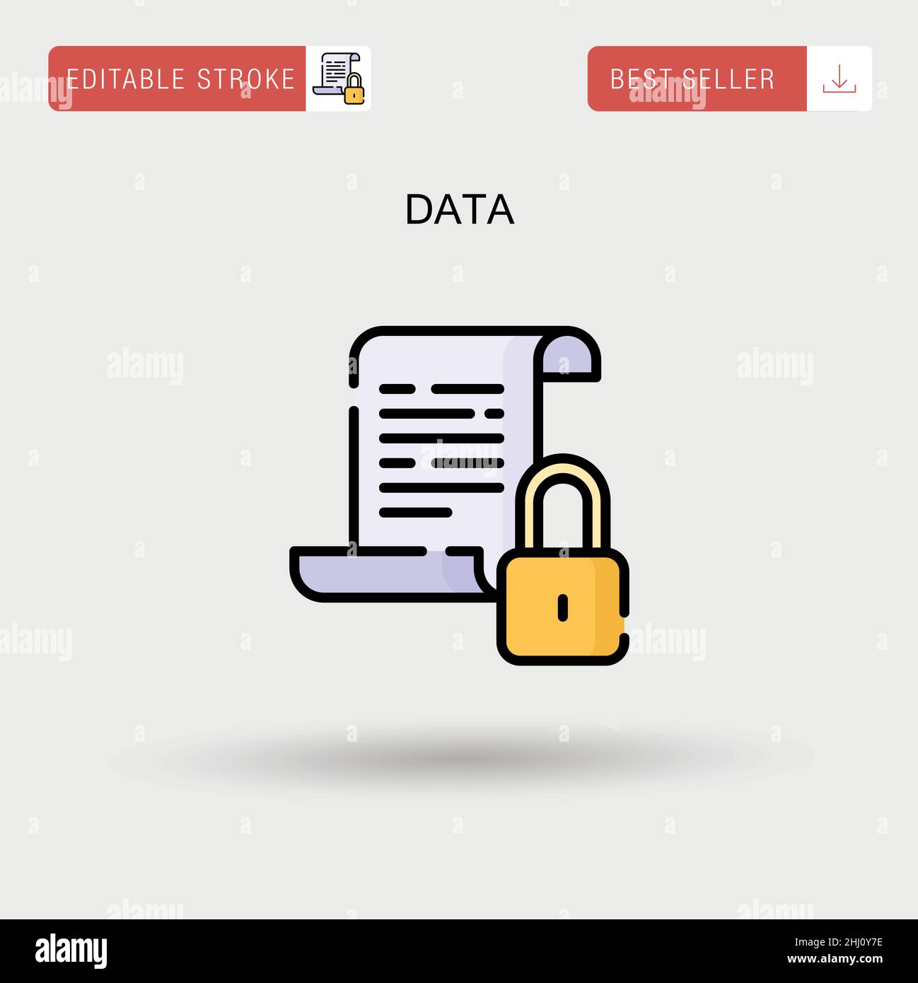 Data Simple vector icon Stock Vector Image & Art - Alamy