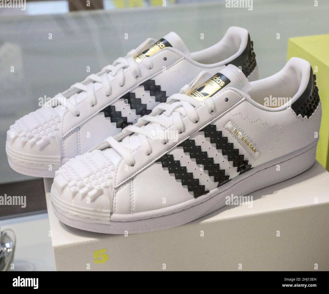Adidas superstar shoes hi-res stock photography and images - Alamy