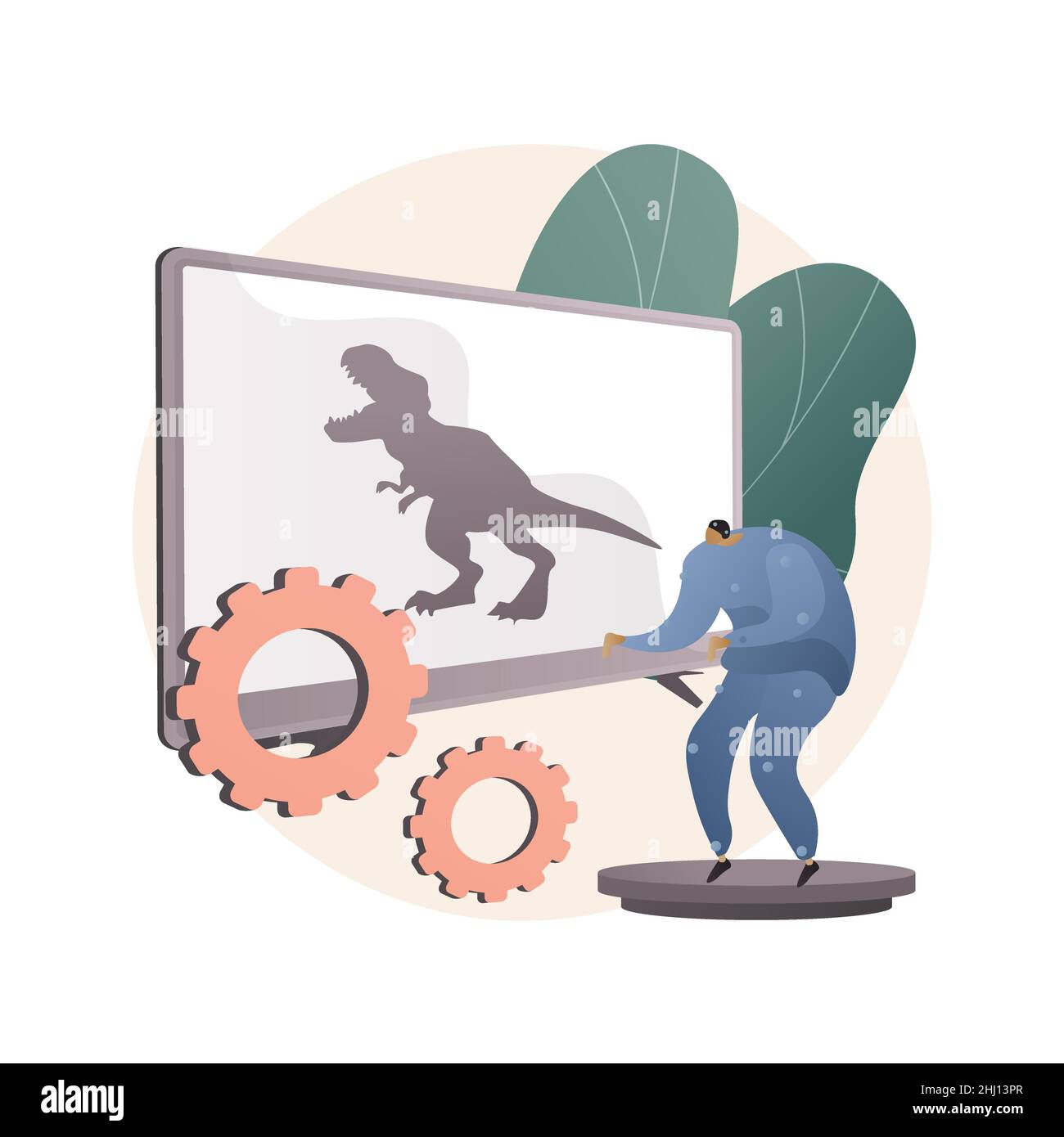 Special effects design abstract concept vector illustration Stock