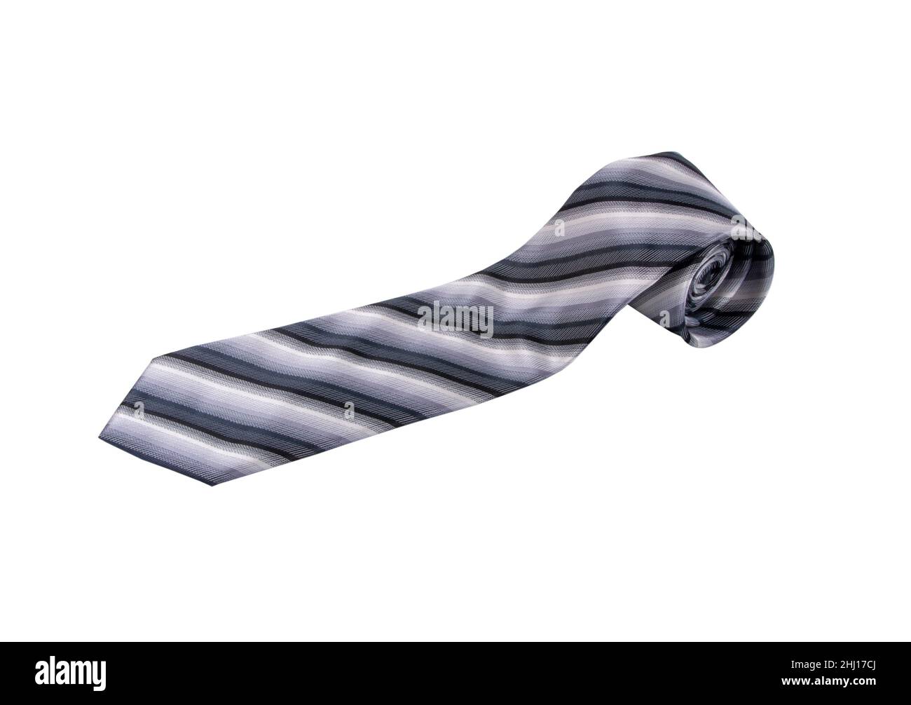 Colorful striped gentlemans tie isolated on the white Stock Photo - Alamy
