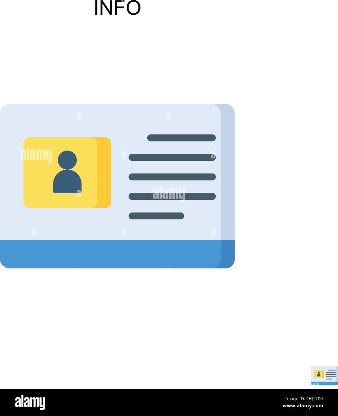 Info Simple vector icon. Illustration symbol design template for web ...
