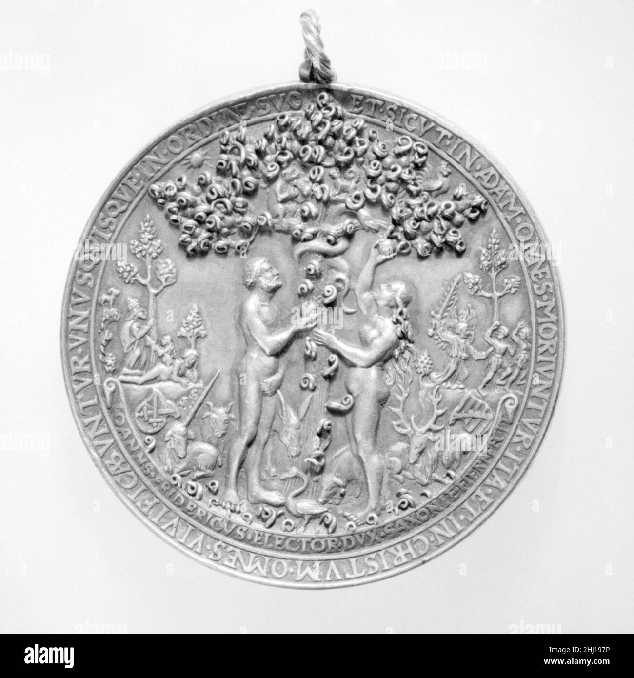 Medal 1536 Medalist: Hans Reinhart the Elder German. Medal  202431 Stock Photo