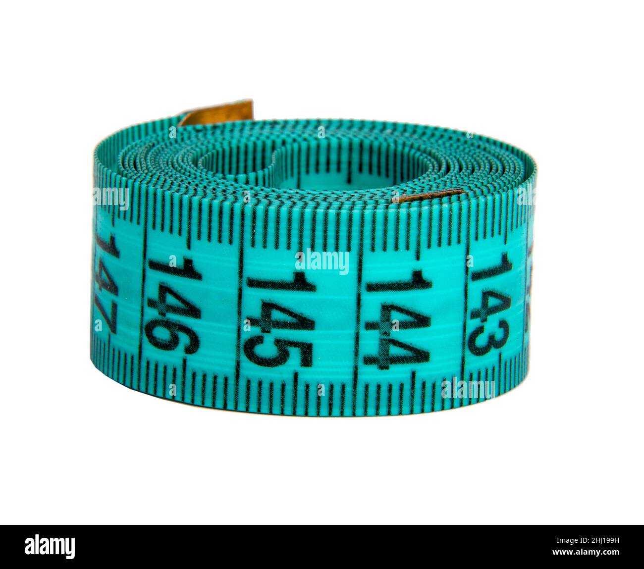 tailor tape measure ruler for design isolated on white Stock Photo - Alamy