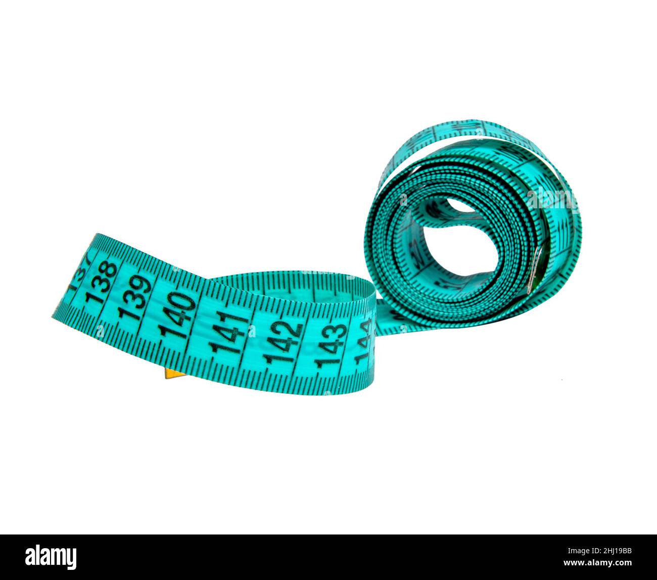 Fabric tape measure length Cut Out Stock Images & Pictures - Page