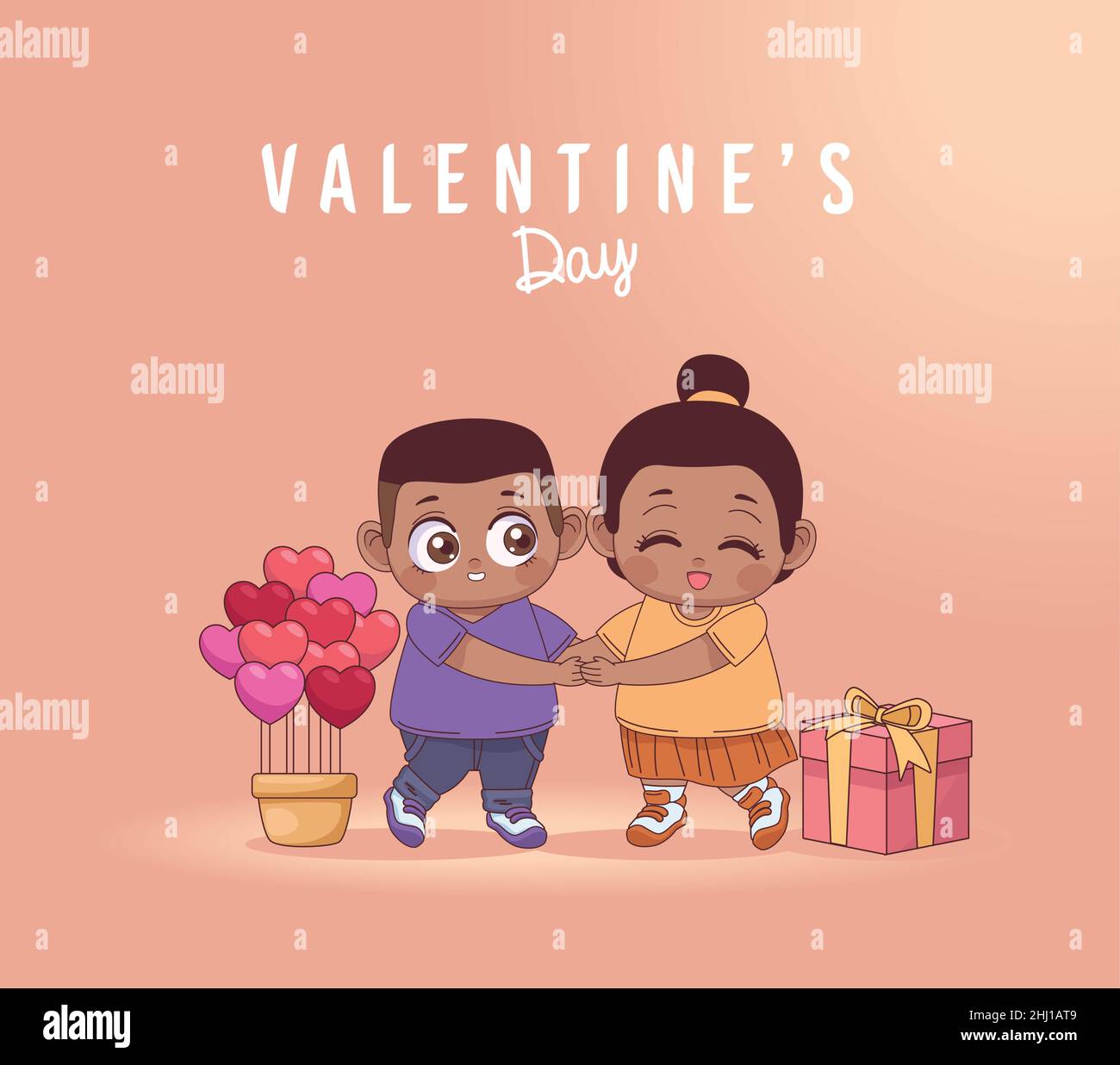 Little valentine lettering Stock Vector Images - Alamy