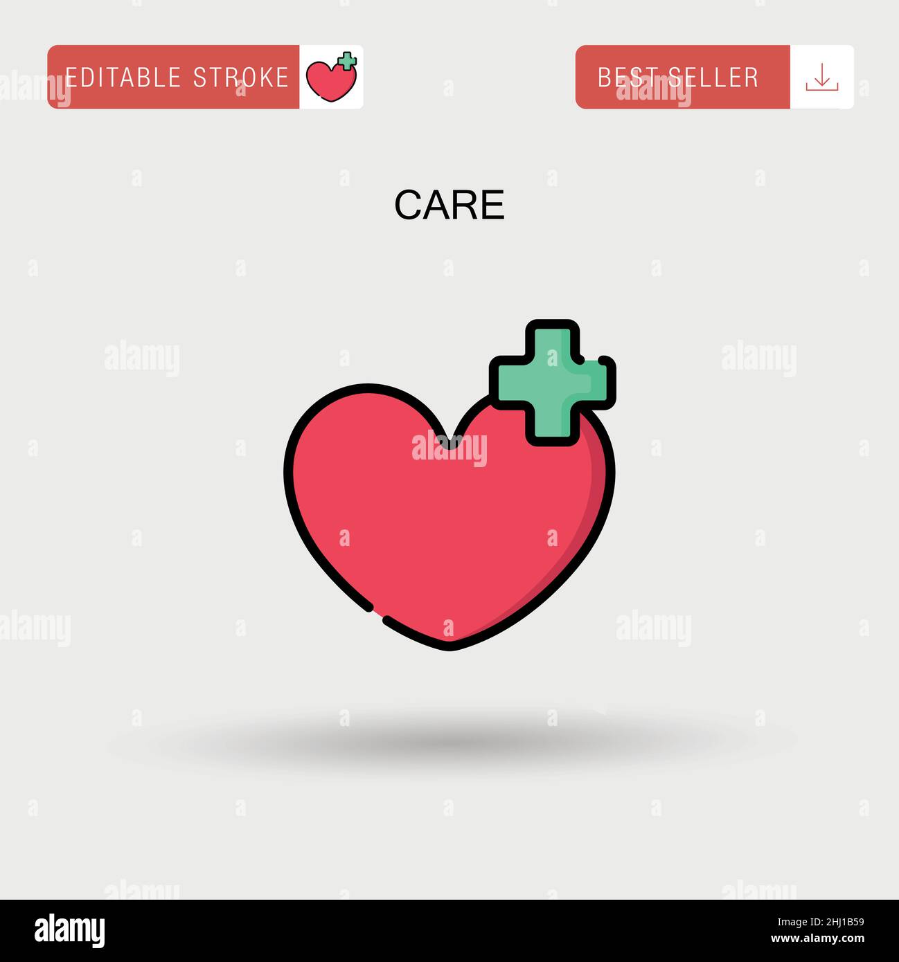 Care Simple vector icon Stock Vector Image & Art - Alamy