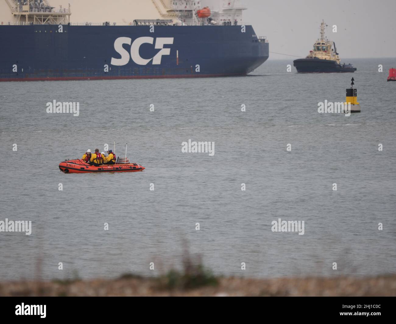 Scf Offloading Sheerness, Kent, UK. 26th Jan, 2022. Rising energy prices: gas ship ...