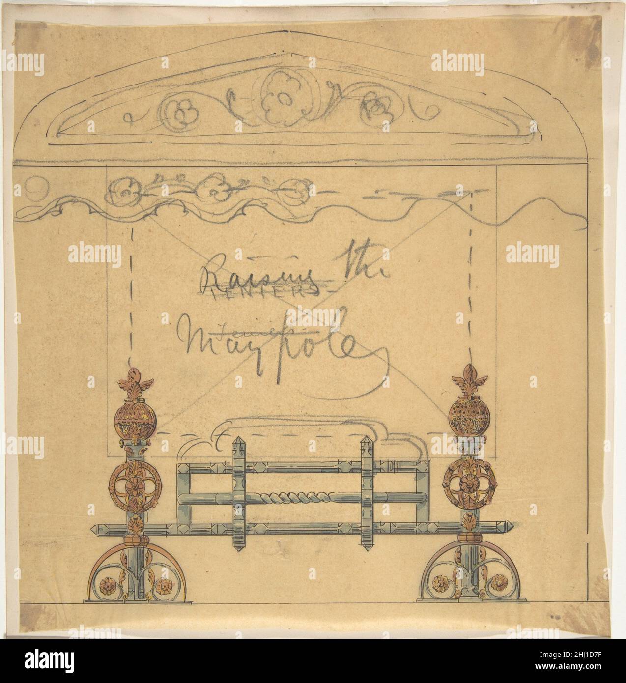 Design for a Grate 19th century Anonymous, British, 19th century