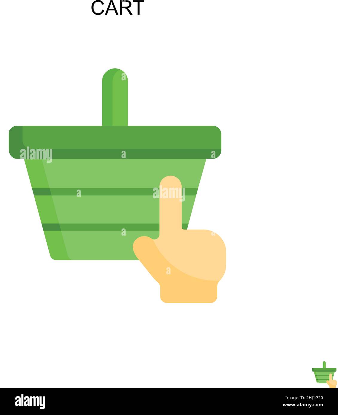 Empty cart icon hi-res stock photography and images - Alamy