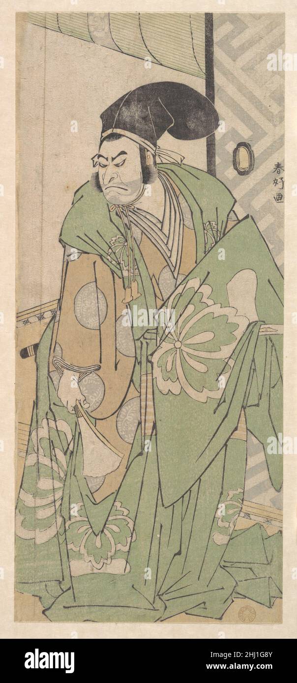 The First Nakamura Nakazo in the Role of Ko no Moronao June 1786 Katsukawa Shunkō Japanese. The First Nakamura Nakazo in the Role of Ko no Moronao  36644 Stock Photo