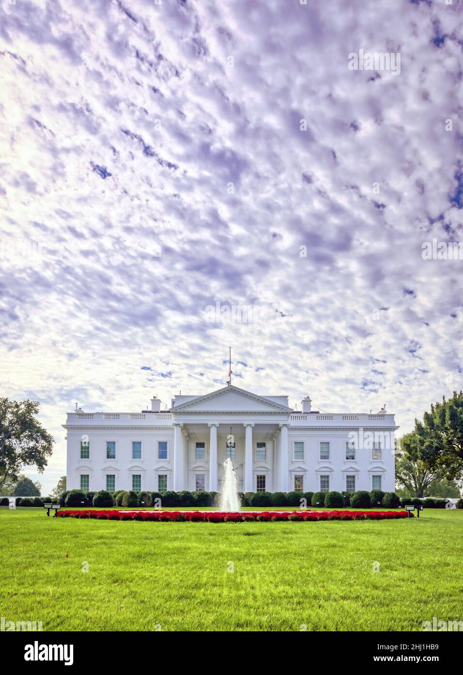 The White House located at 1600 Pennsylvania Avenue in Washington, D.C