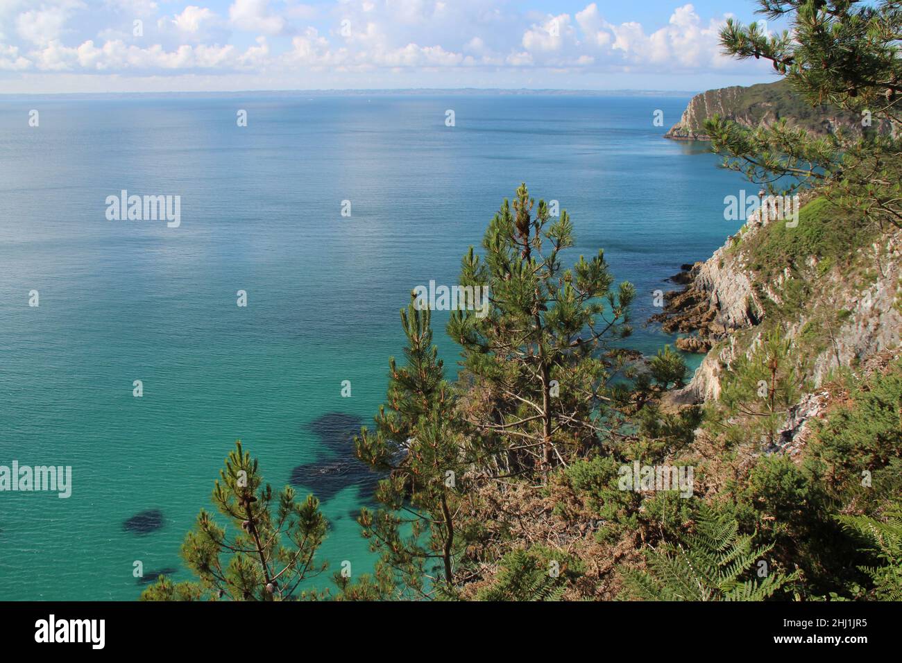 atlantic coast in brittany in france Stock Photo - Alamy