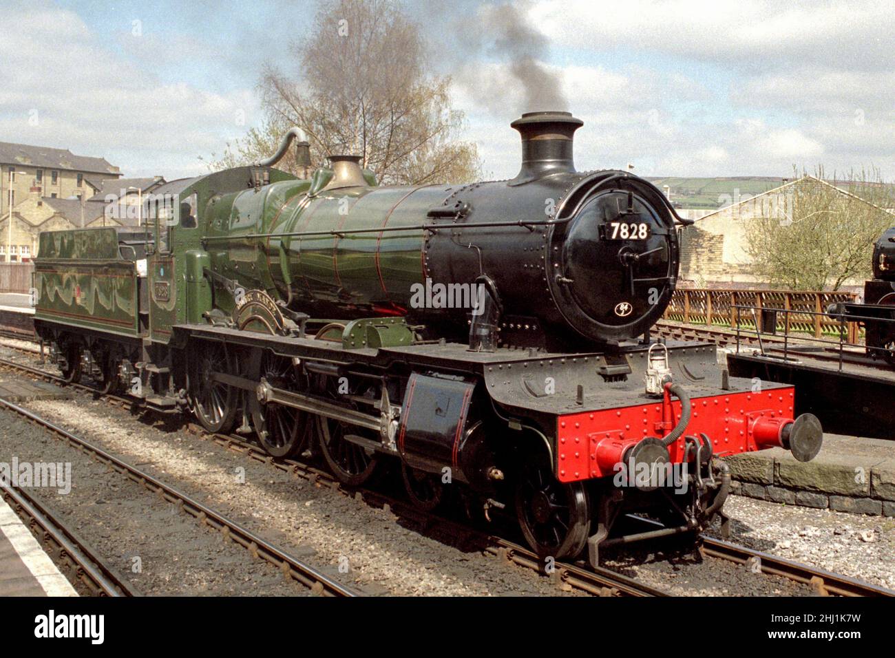 Steam on the Keighley and Worth Valley Railway Stock Photo