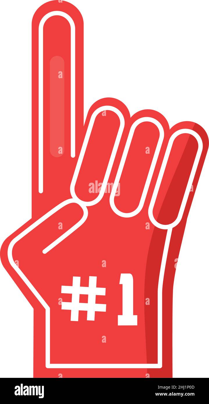 number one glove sport icon Stock Vector Image & Art Alamy