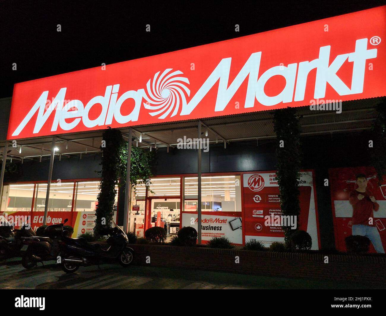 Media Markt store in Costa, Malaga province, Andalusia, Stock Photo Alamy