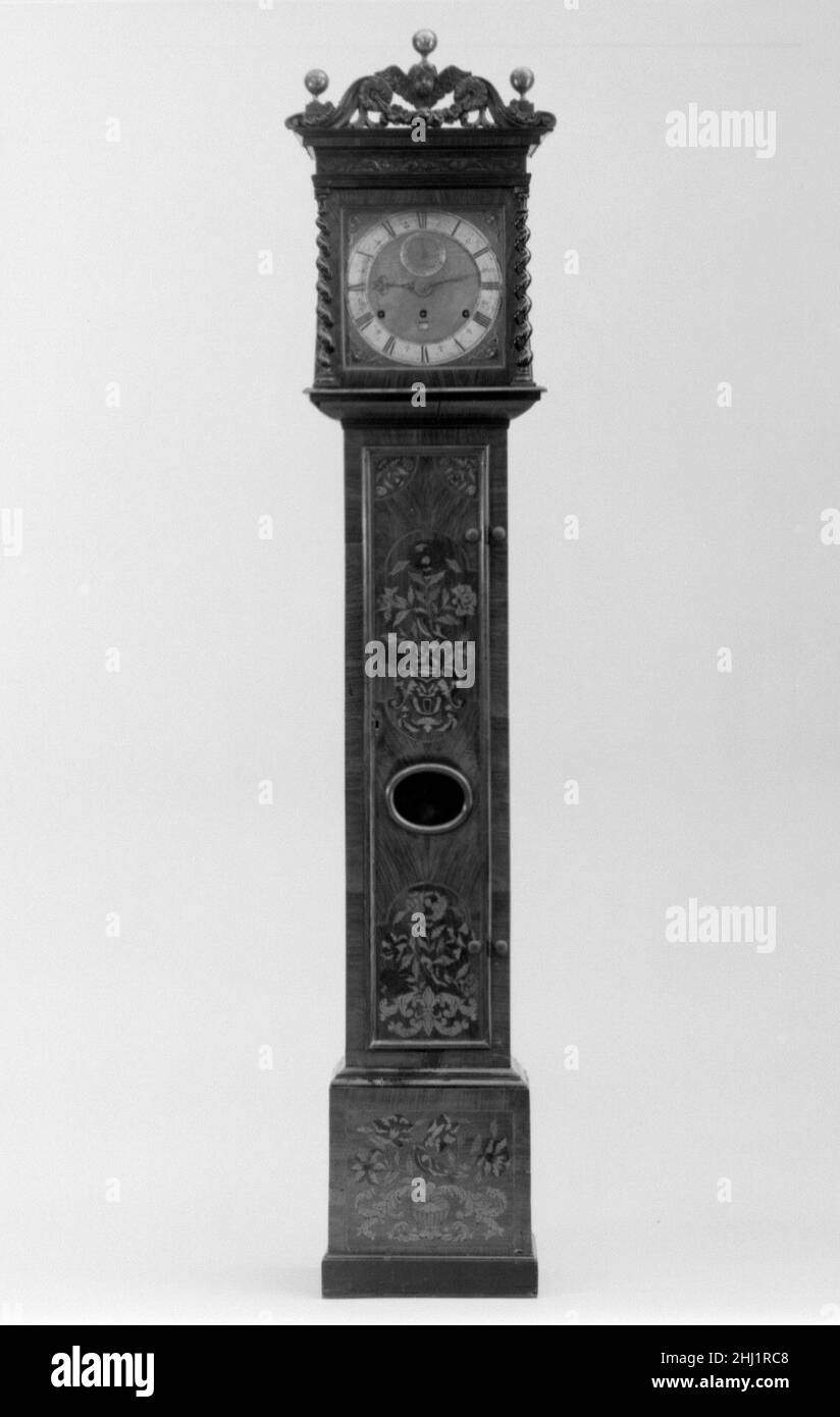 Longcase clock ca. 1685 Clockmaker Jeremiah Johnson. Longcase clock