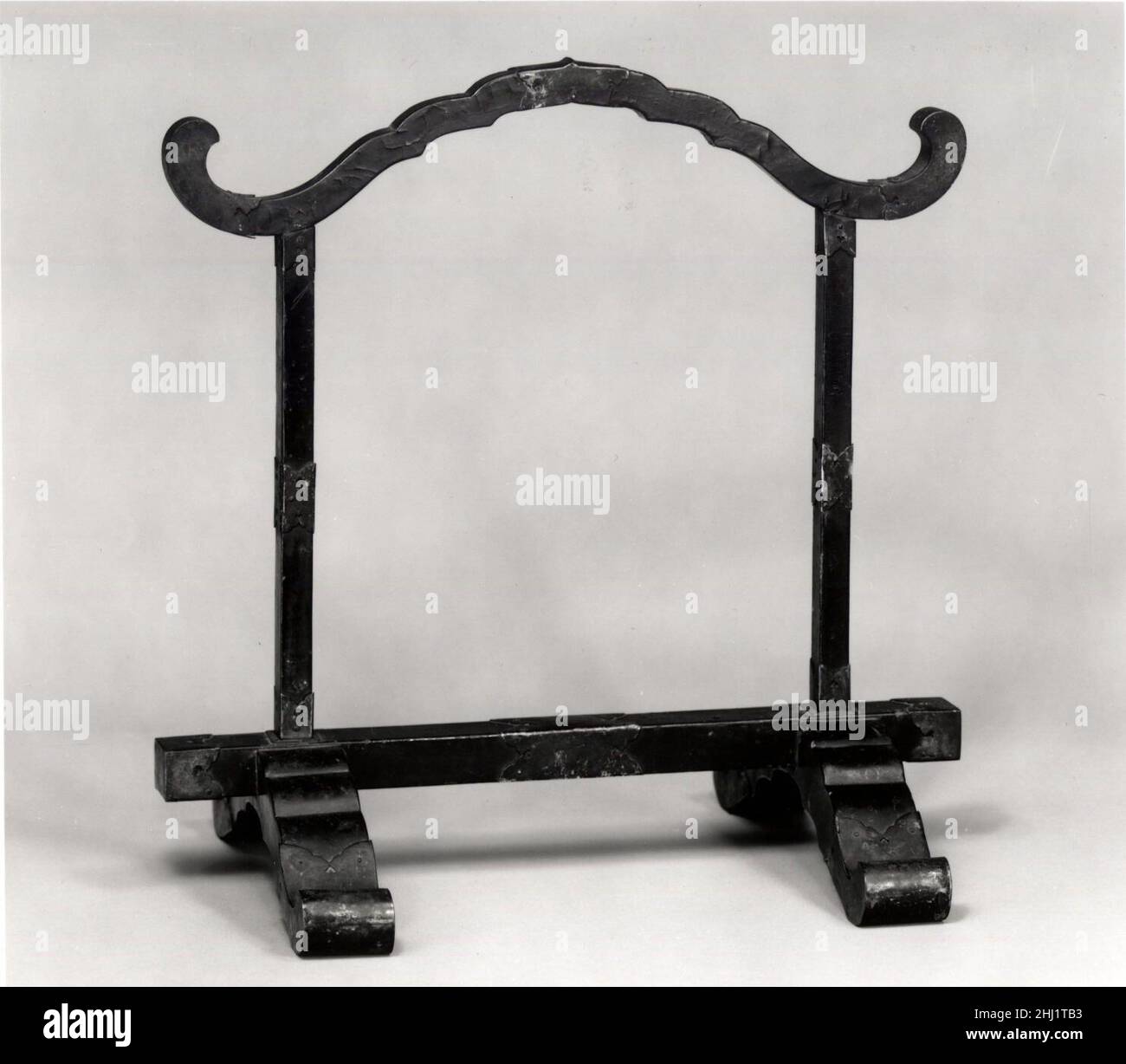 Gong stand dated 1221 Japan. Gong stand  56377 Stock Photo