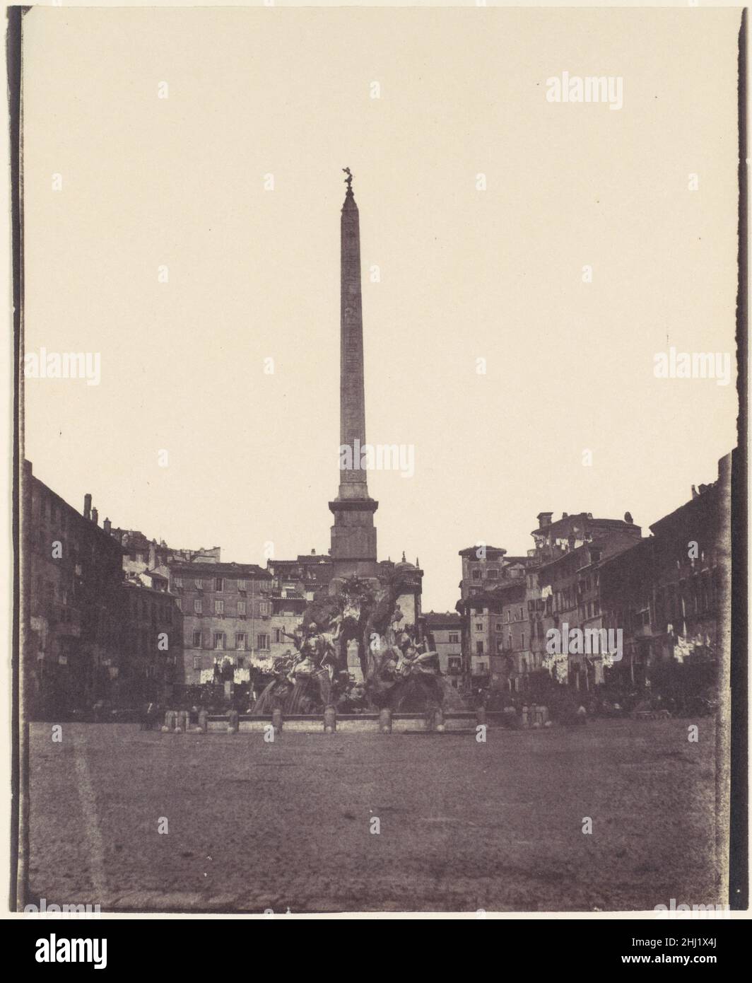 [Piazza Navona, Rome] 1850s Unknown. [Piazza Navona, Rome] 268996 Stock ...