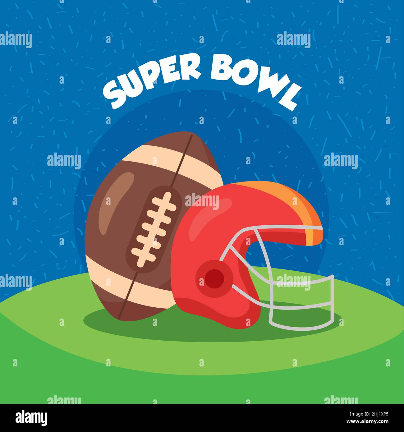 super bowl equipment sport icons Stock Vector Image & Art Alamy