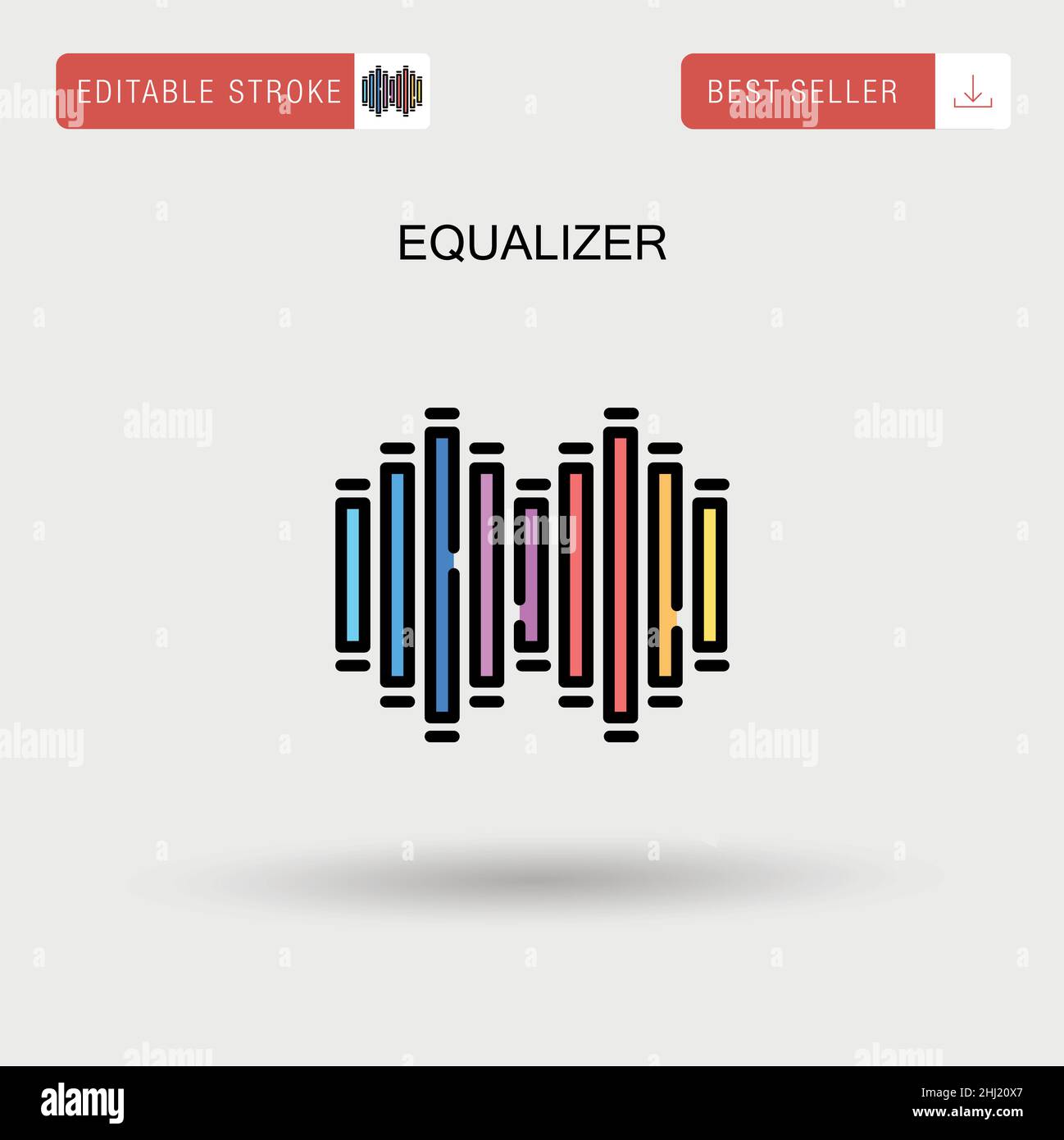 Equalizer Simple vector icon Stock Vector Image & Art Alamy